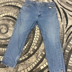 Harley Davidson blue jeans